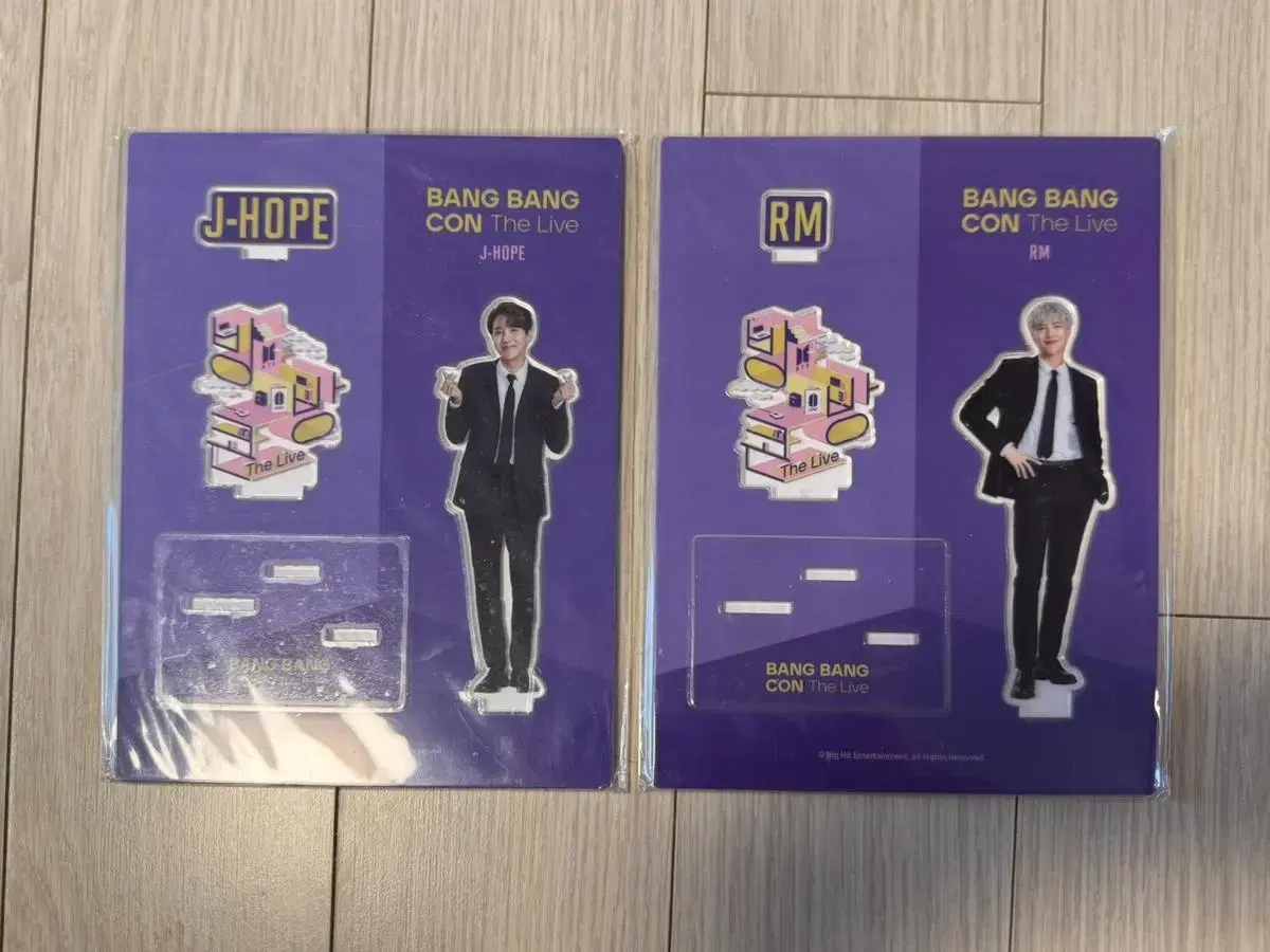 BTS Bangtan Bangtan Con Acrylic Stand Namjoon, Hoseok Unsealed