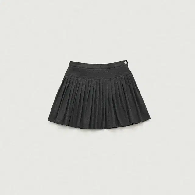 더바넷 Charcoal Karelian Pleats Mini Skirt