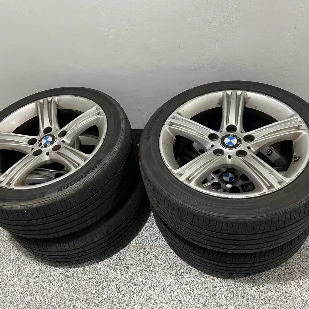 bmw 중고 휠타이어 17인치 네비팩 f20, f30 장착 가능