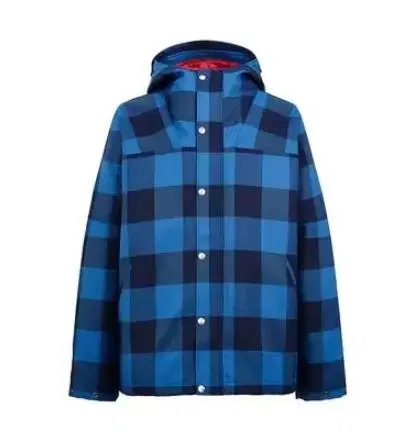 Polsmith Hooded Check Pattern Jacket