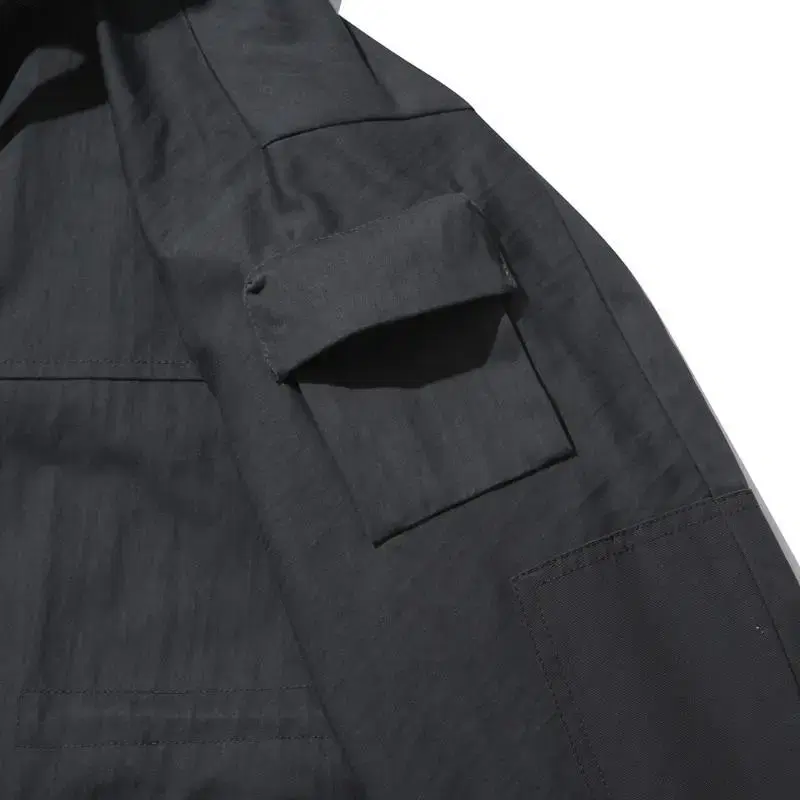 커스텀멜로우 [black label] pocket hood anorak