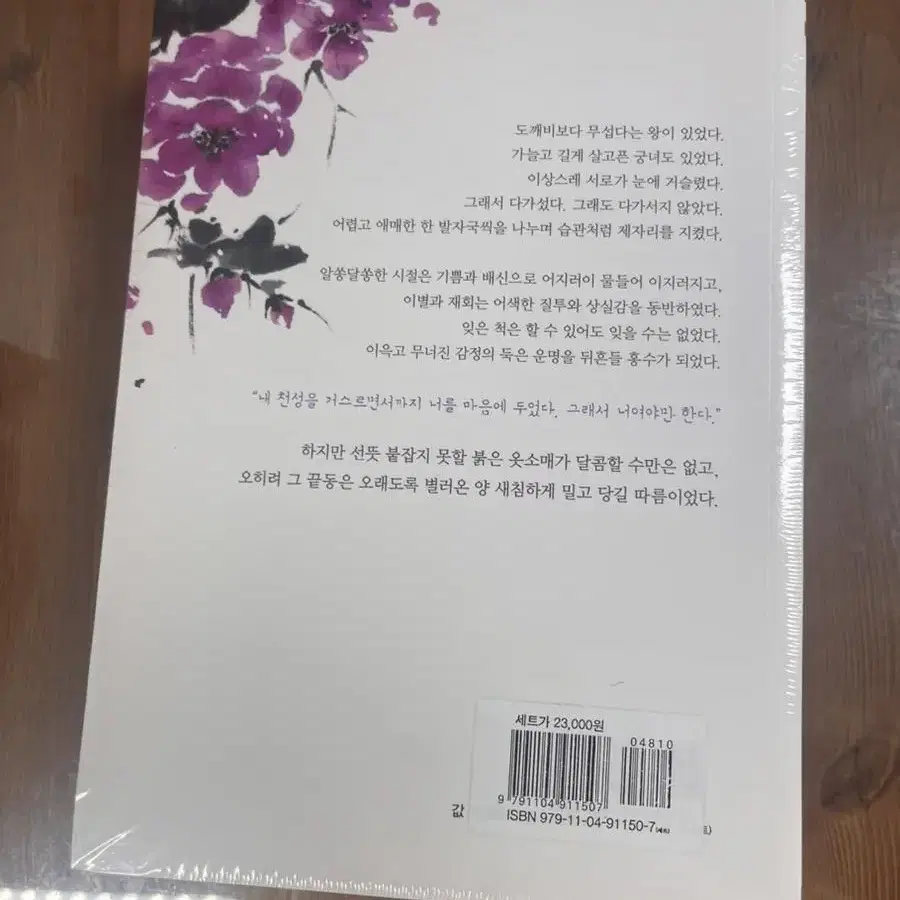 옷소매 붉은 끝동 책(원작)