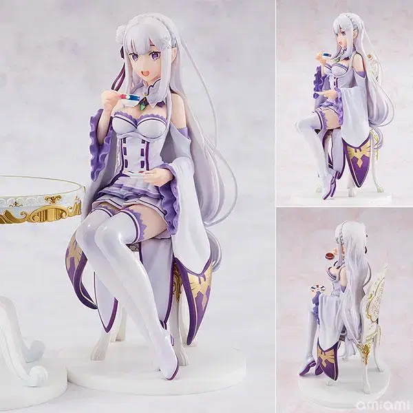 (Airing commemorative gift)With pre-order benefit] Rizero Tea Party Emilia, Rem, Ram