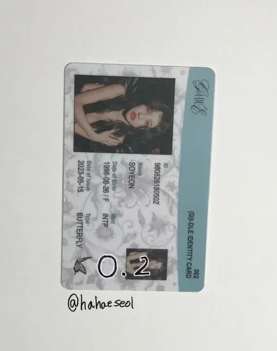 IdleSoyeonBverterFlyIDCard