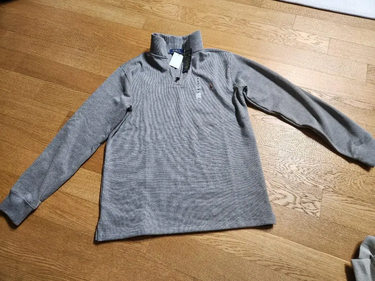 Polo vahn zip-up knit gray brand new!