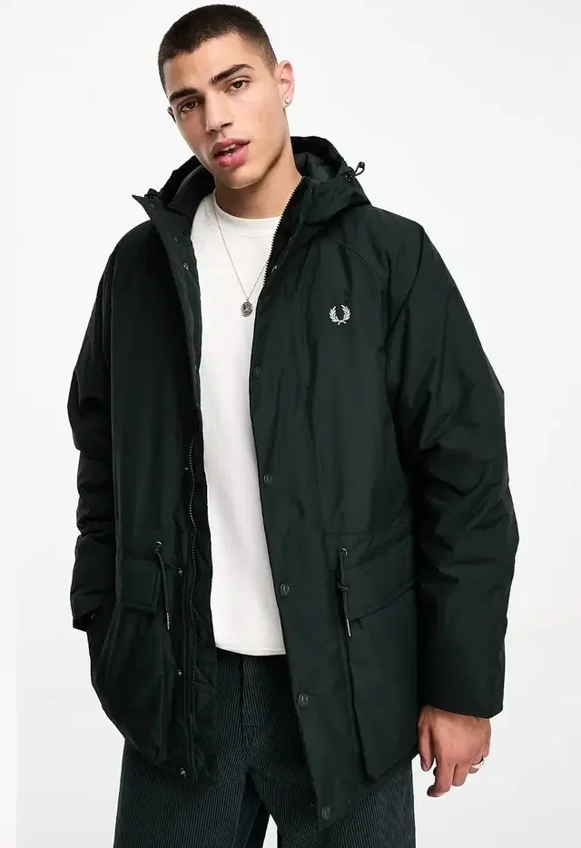 [새상품] fred perry 패디드 파카 XXL