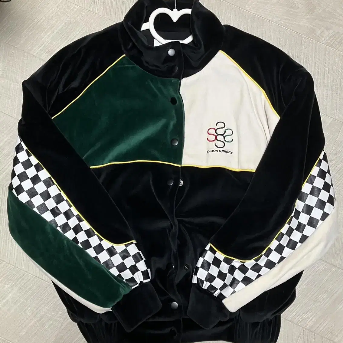 시눈 벨루아 레이싱 자켓 VELOUR RACING JUMPER