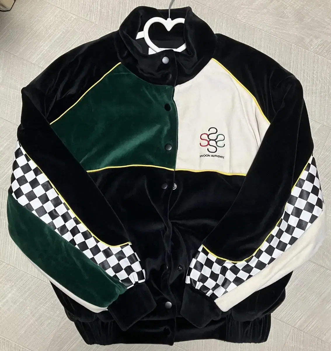 시눈 벨루아 레이싱 자켓 VELOUR RACING JUMPER