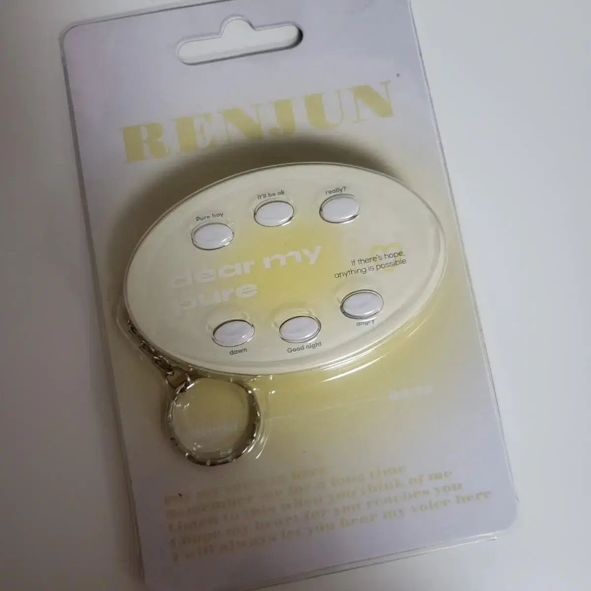 Renjun Voice Keyring WTS