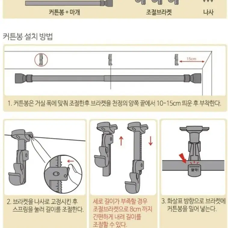 미사용 새제품웨딩스타일 암막 이중 커튼 풀세트