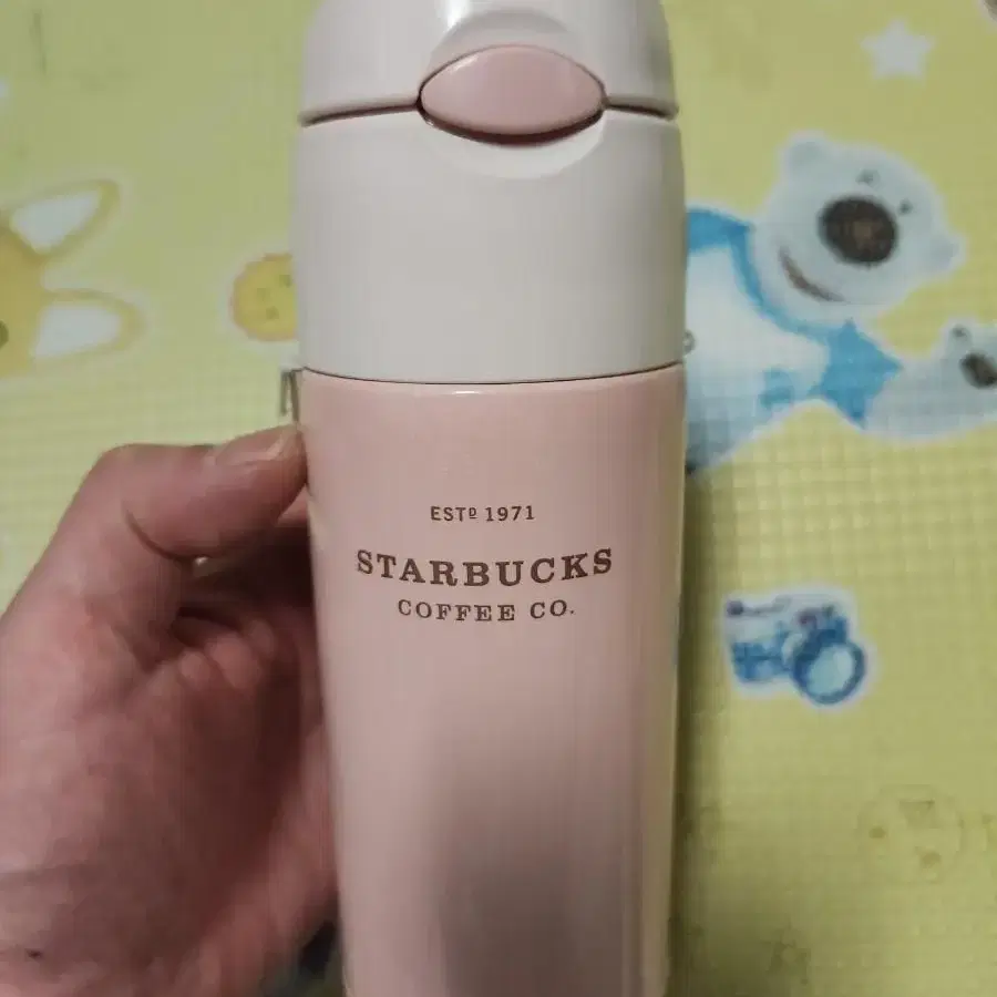 스타벅스 FHL 러브피치 보온병 400ml