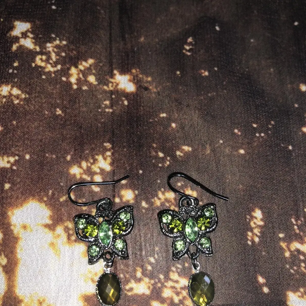 Vintage Don't get sick alone earring