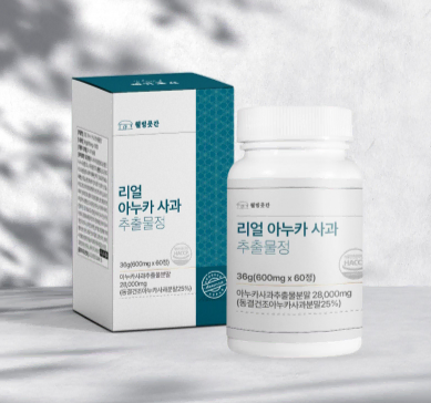 웰빙곳간 리얼 아누카 사과 추출물정 600mg X 60정