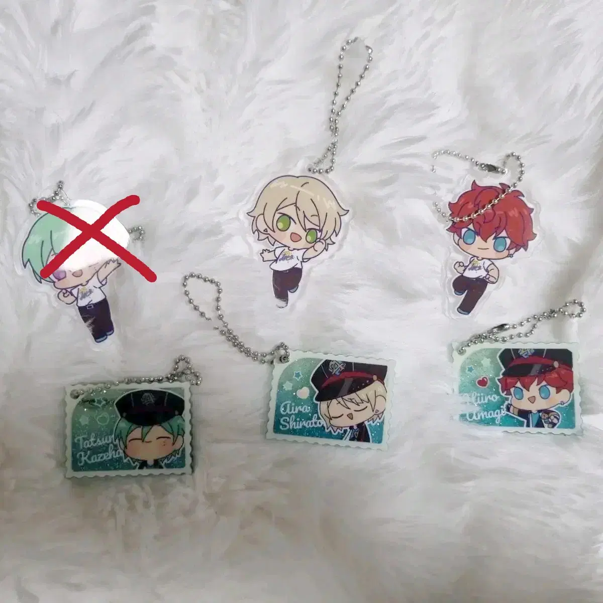 Angsta Ensemble Stars Alkaline Alkaloid Diary keyring Tatsumi Hiiro Ira