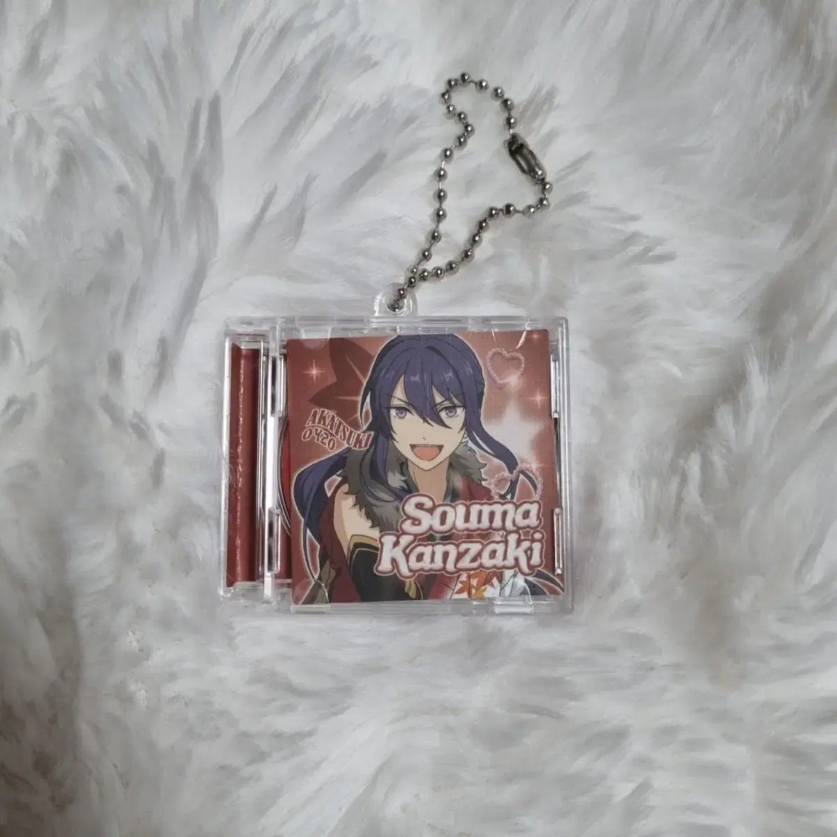 Angsta Ensemble Stars Soma Kanzaki CD-style keyring