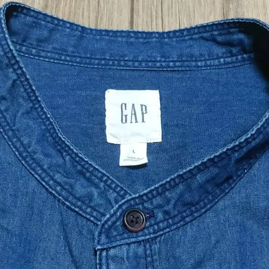 갭 GAP 데님셔츠 청셔츠 L