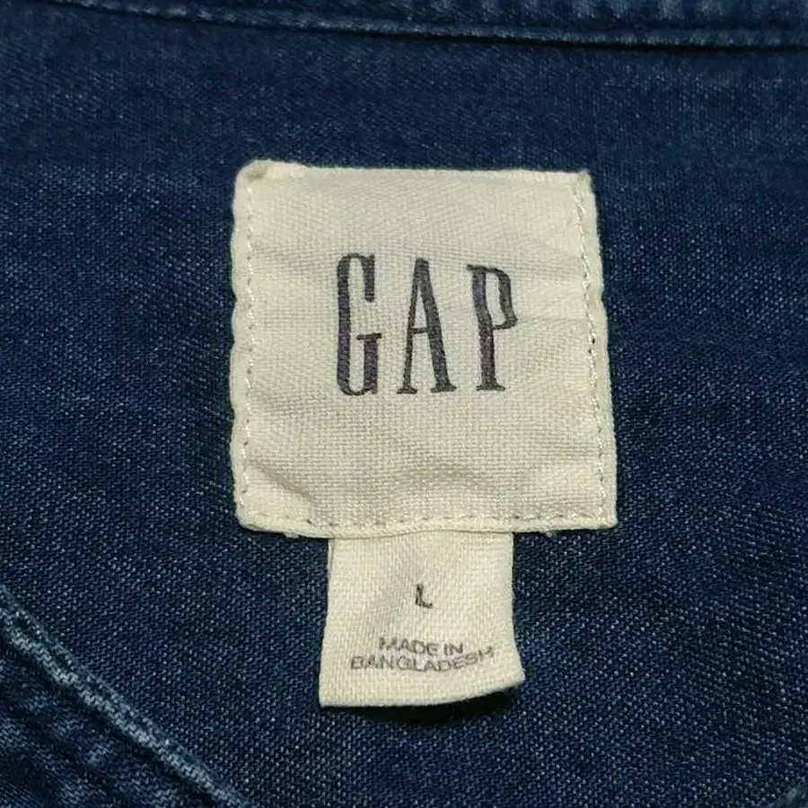 갭 GAP 데님셔츠 청셔츠 L