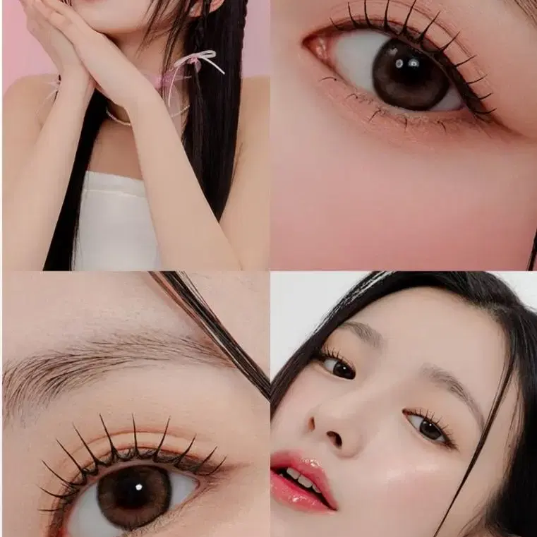 깜빡 속눈썹 띠크 10,11,12mm 1기둥 언더2기둥