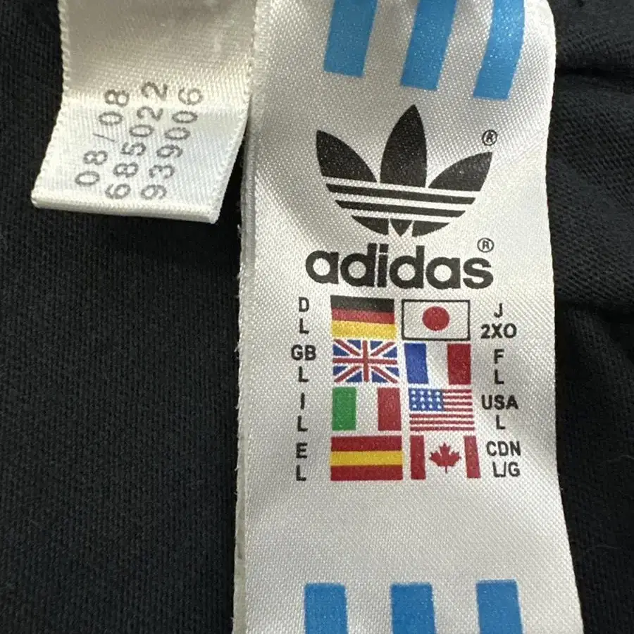 [L] 아디다스 3 STRIPES 반팔 티셔츠