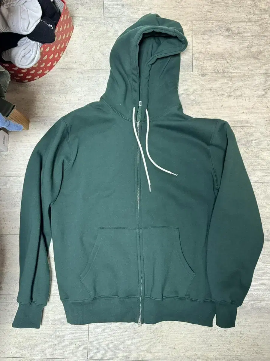 Brushed zip-up tracksuit set