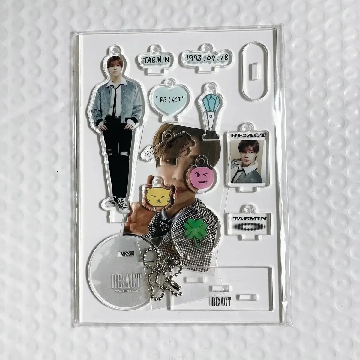 unsealed)Taemin React acrylic stand keyring