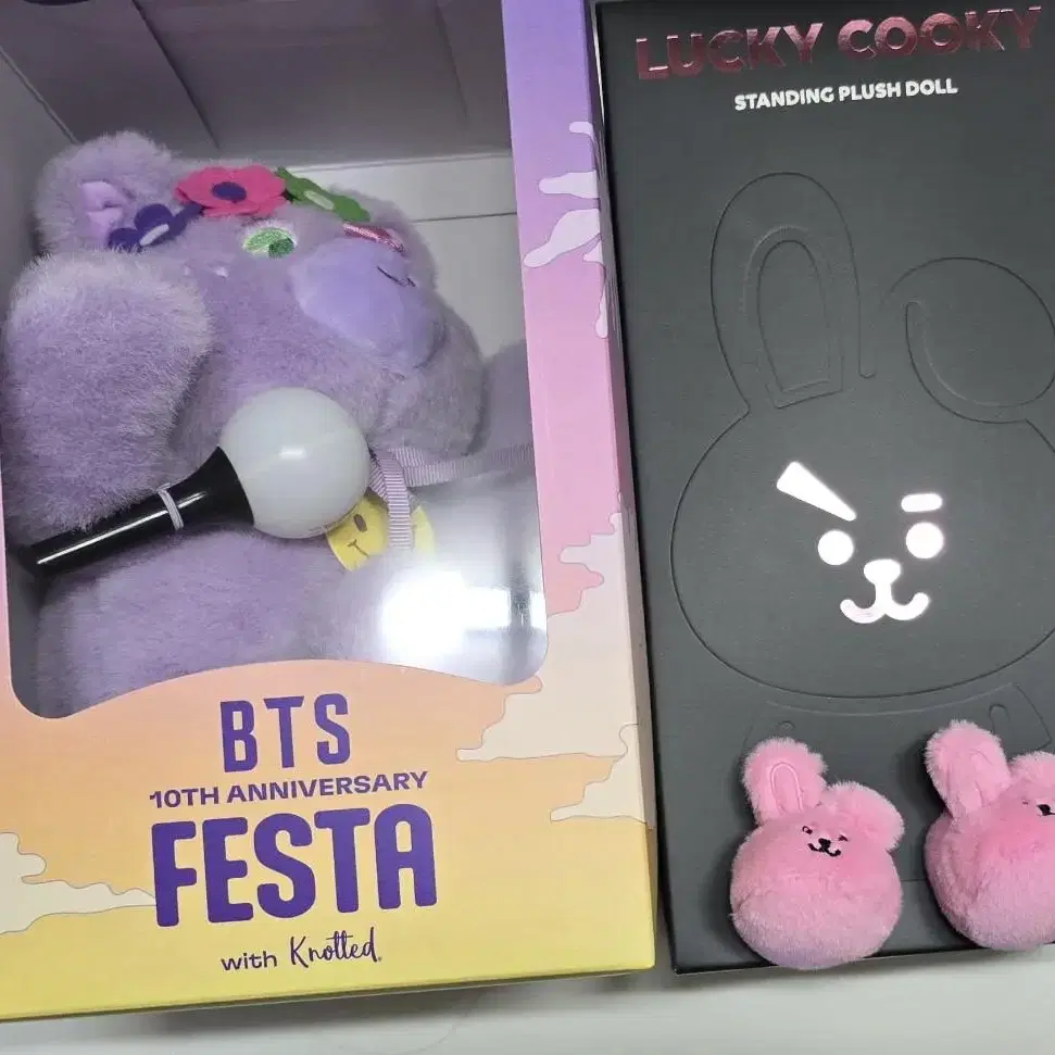 노티드 BTS FESTA 슈가베어, BT21 블랙쿠키 미개봉