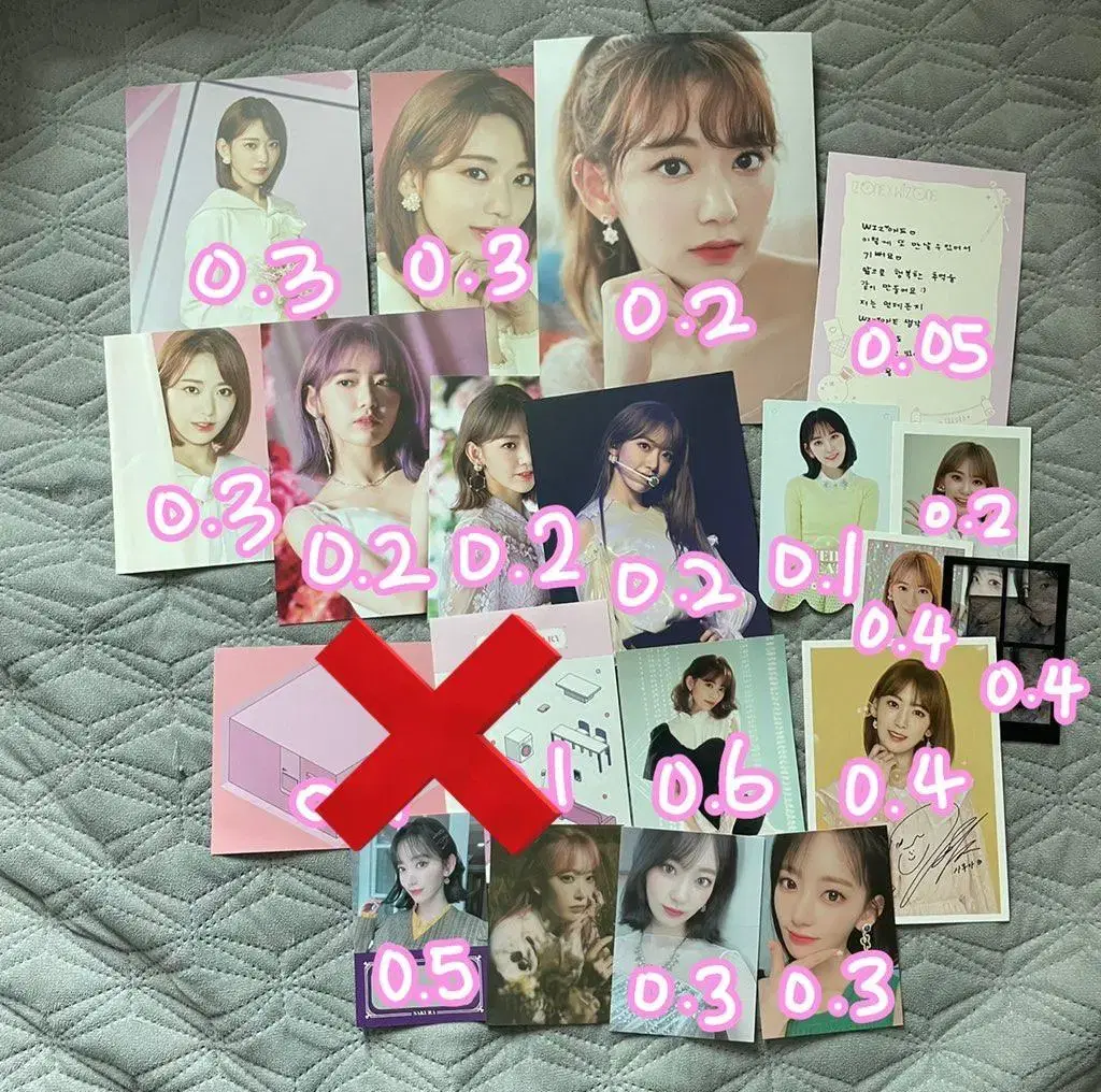 아이즈원 르세라핌 미야와키 사쿠라 각종 엽서 키노 포스터