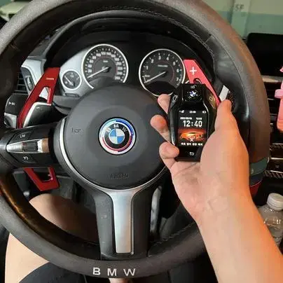 BMW 연식별 구형키를 신형 액정 LCD 디스플레이키로 교체 개조 제작