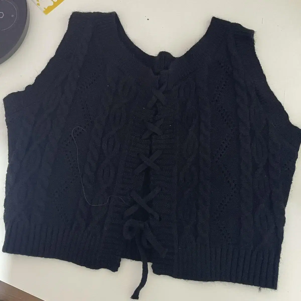 Knitted vest