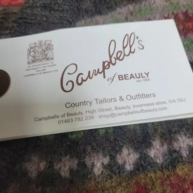 campbells of beauly 페어아일 베스트 판매합니다