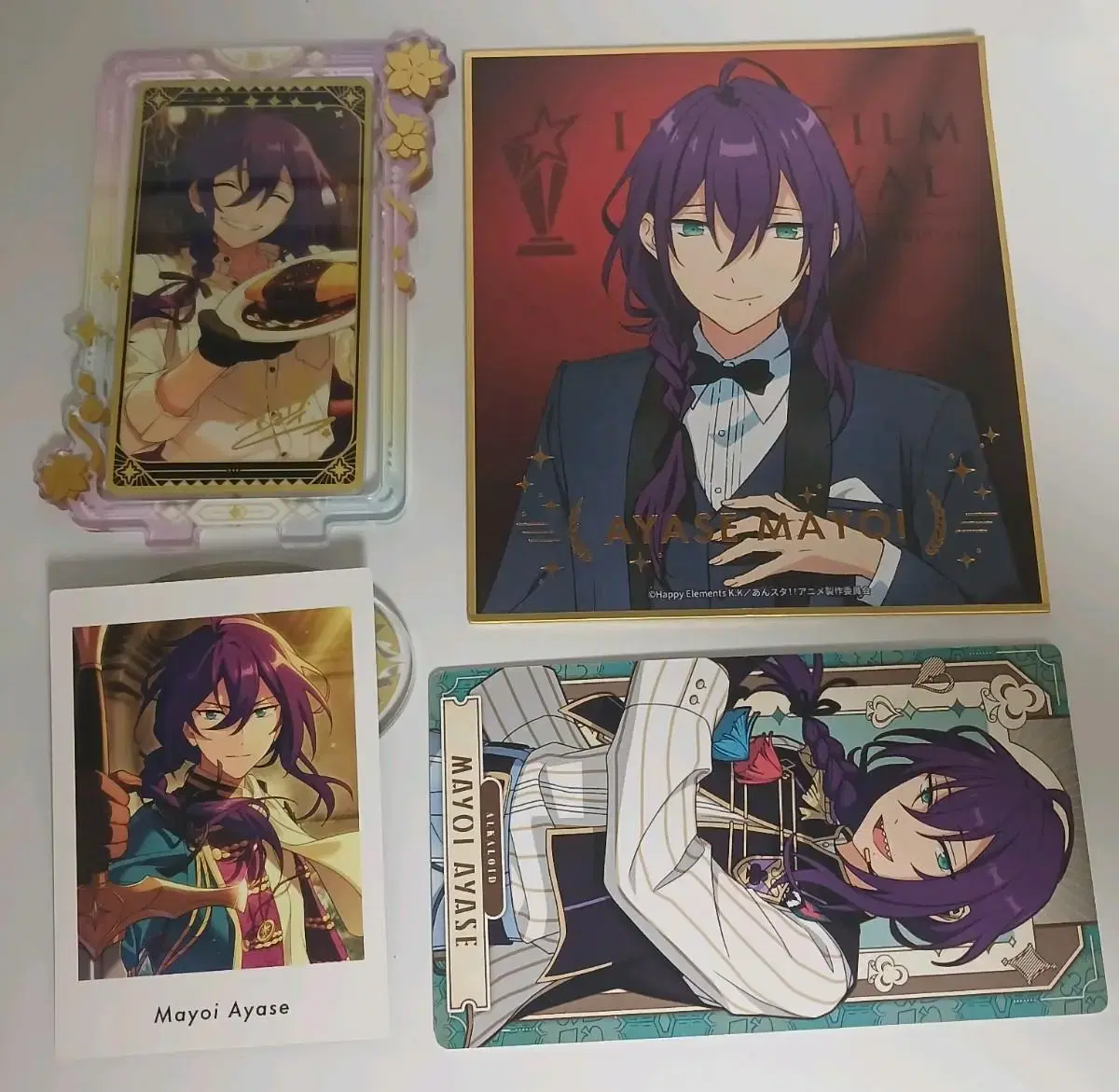 <일괄>Ayase Mayoi Ensemble Stars Angsta Rotating Acrylic Colored Paper Pasha