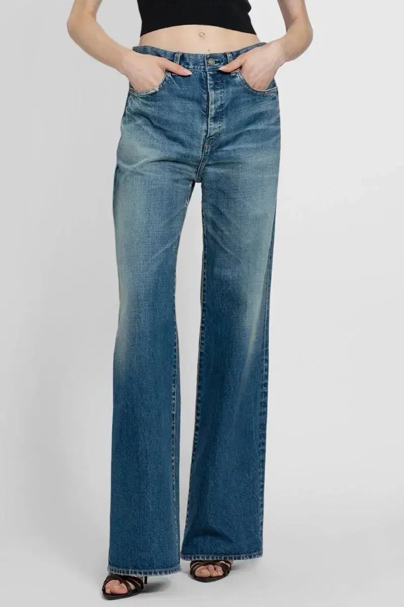 Saint Laurent denim pants FW Women (RRP $130) worn 1 time