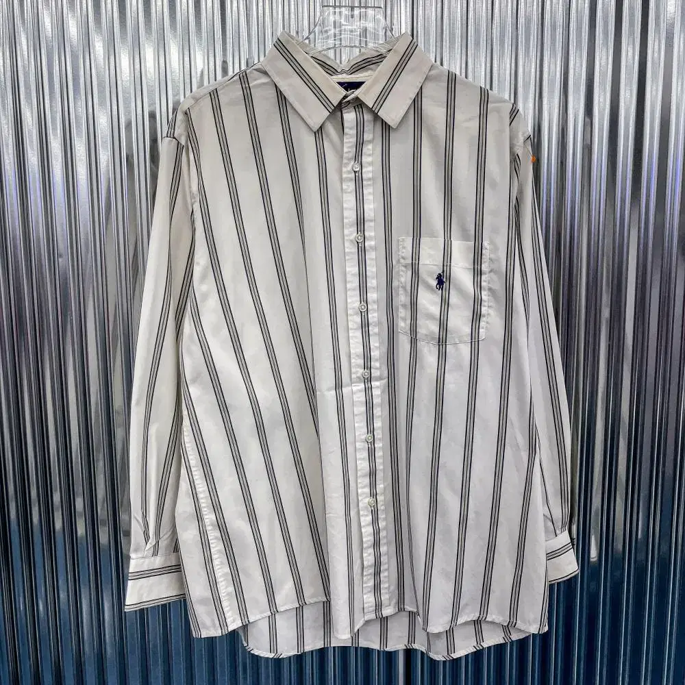 Polo Ralph Lauren Striped Solid Shirt (Domestic XL) U837