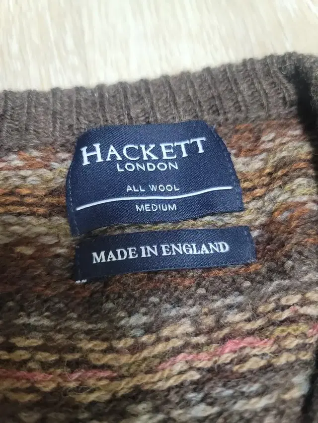 Hackett 페어아일 베스트 판매합니다