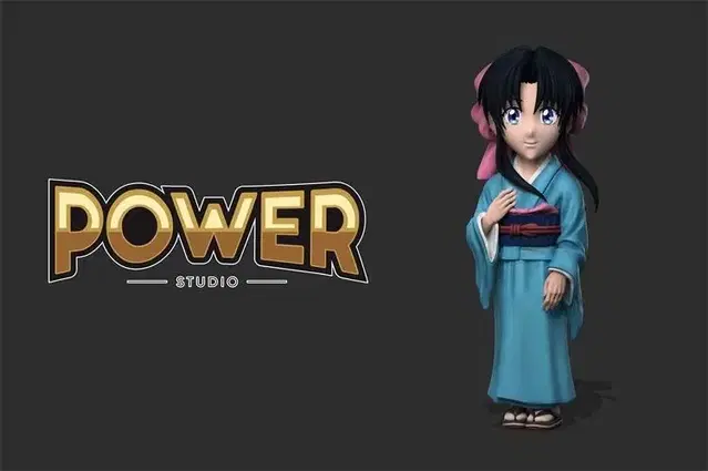 Power 바람의 검심 카미야 카오루 레진 피규어