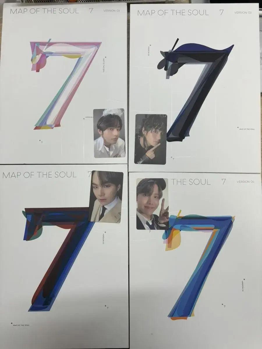 BTS's Map of the Soul album set of four