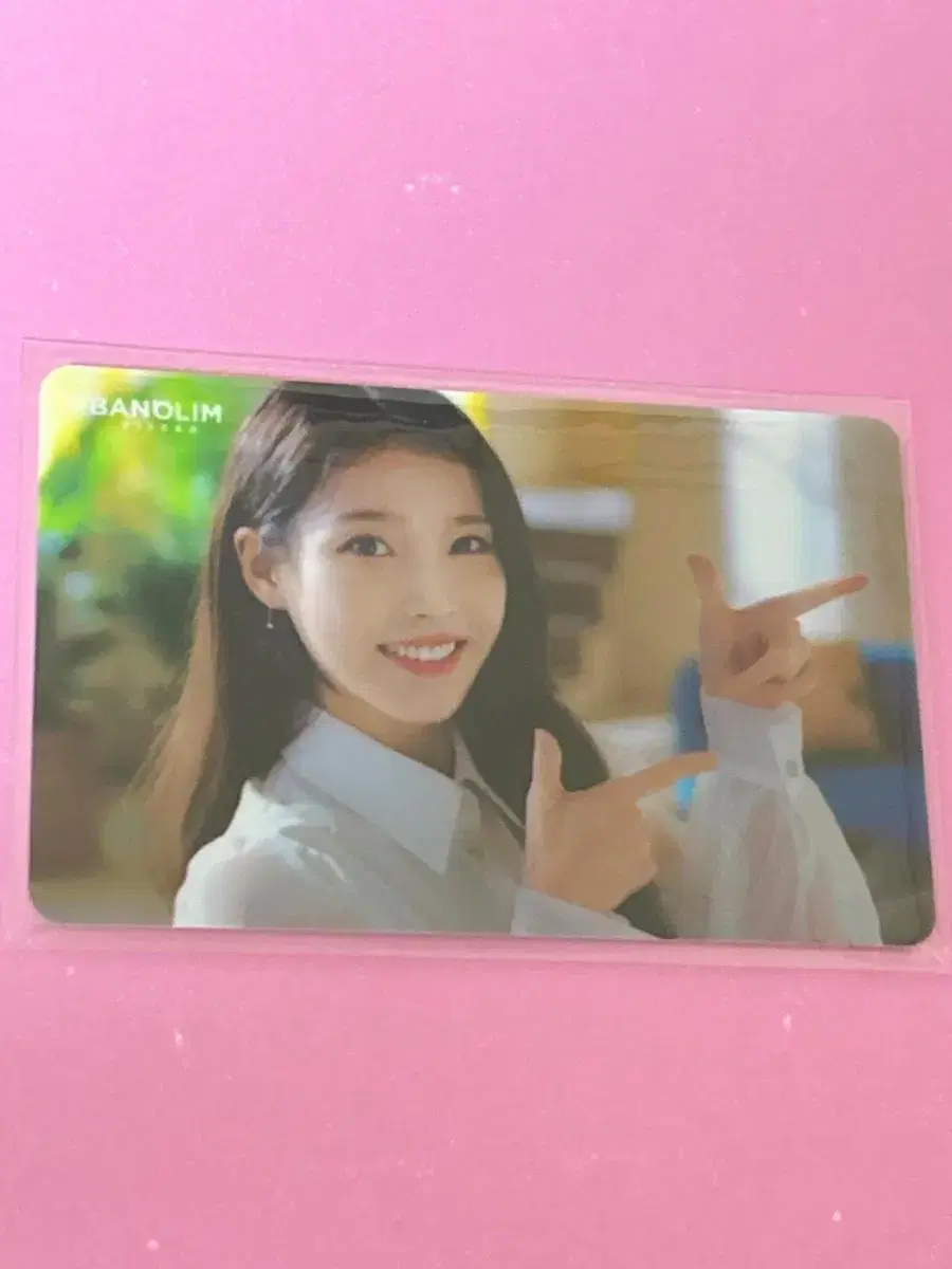 iu 반올림피자샵 photocard 양도해요!! 광고포카