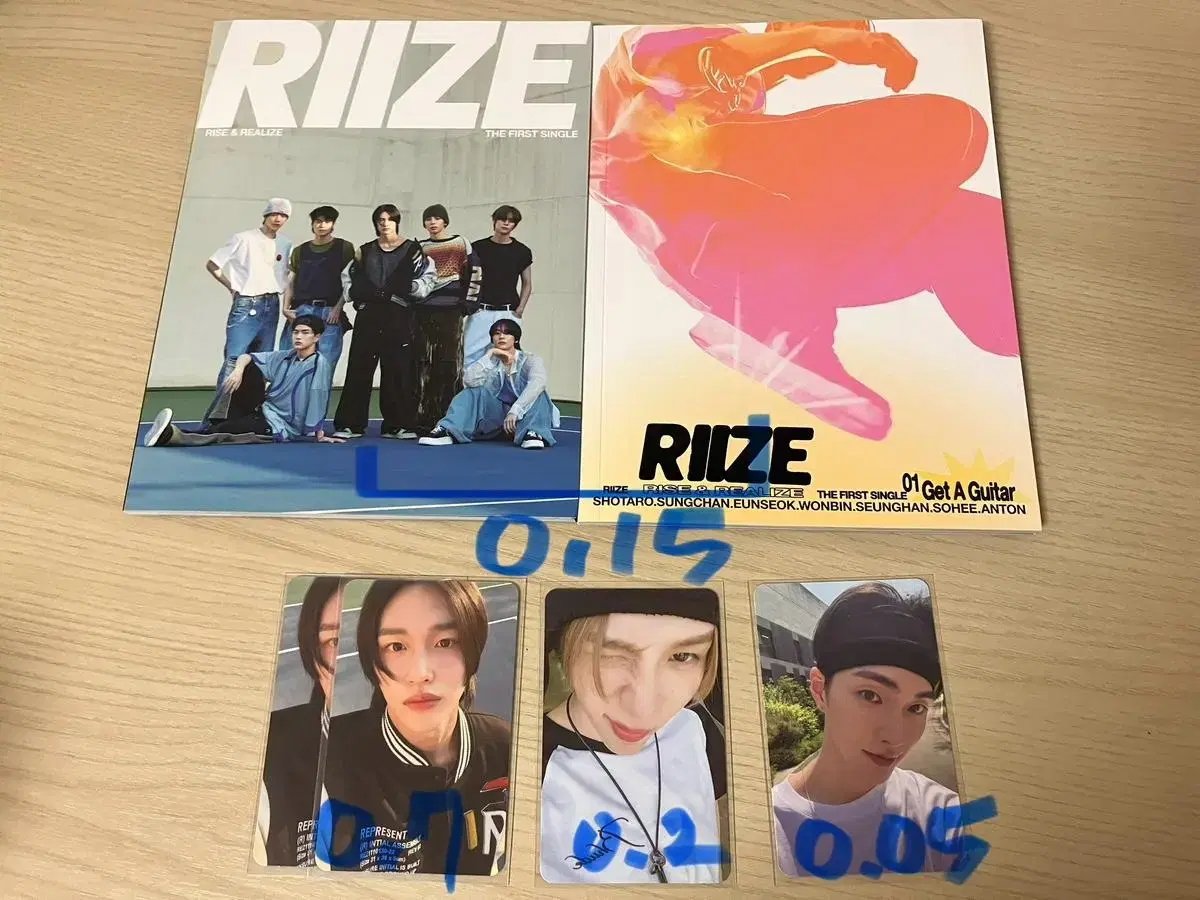 Rize Get A Guitar photocard unsealed album wts! tarotseunghanwonbinwonbin&tonetonseoksungchansohee