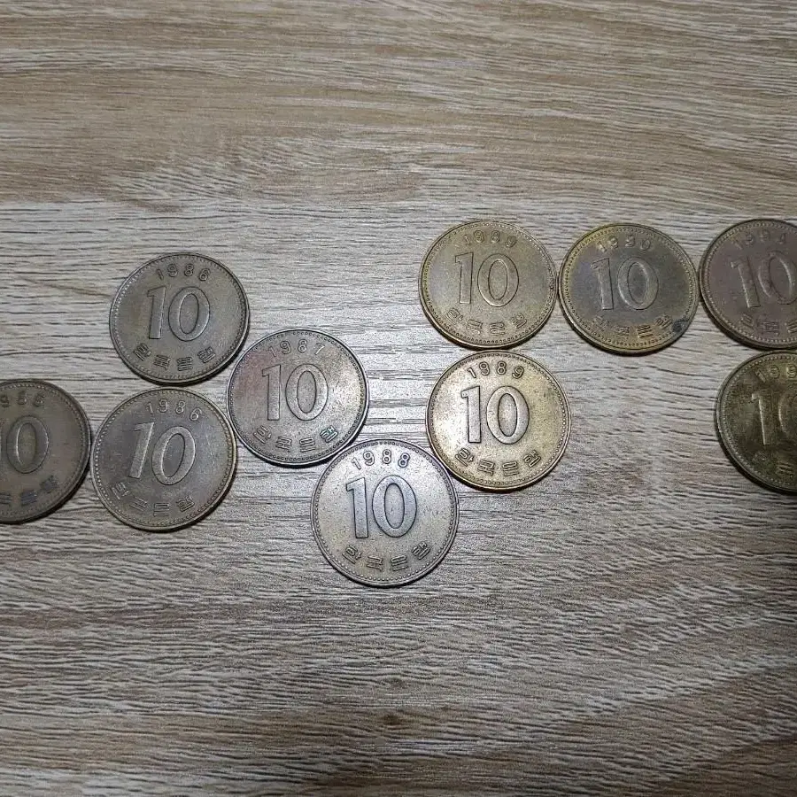 희귀동전 10원 1985년~1999년 팝니다