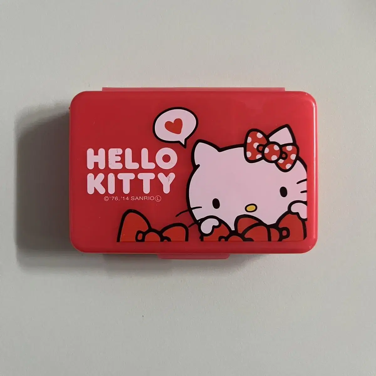 Classic Hello Kitty Pillbox Case Storage Box