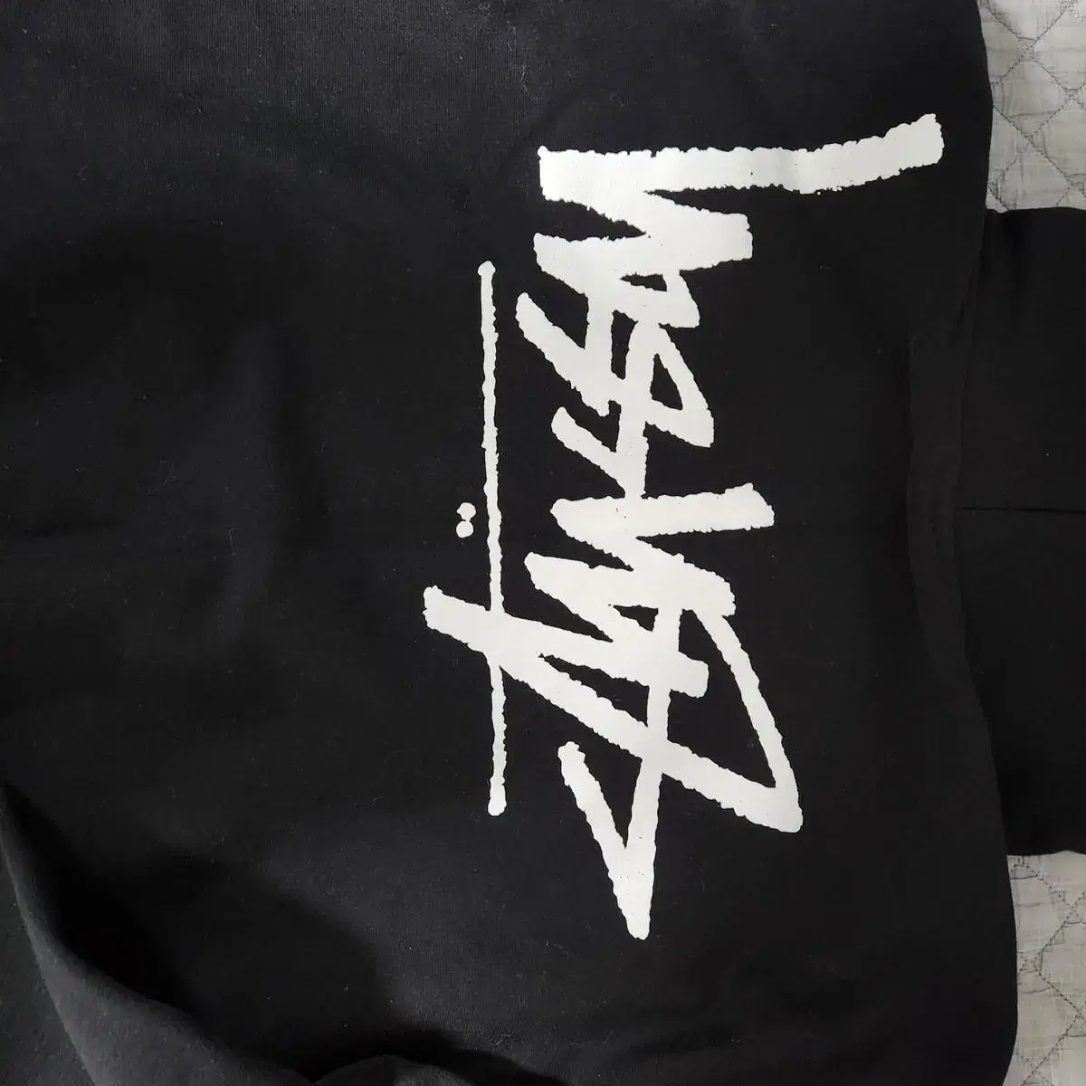 [XL] Stussy Flip Hoodie Zip-Up Black