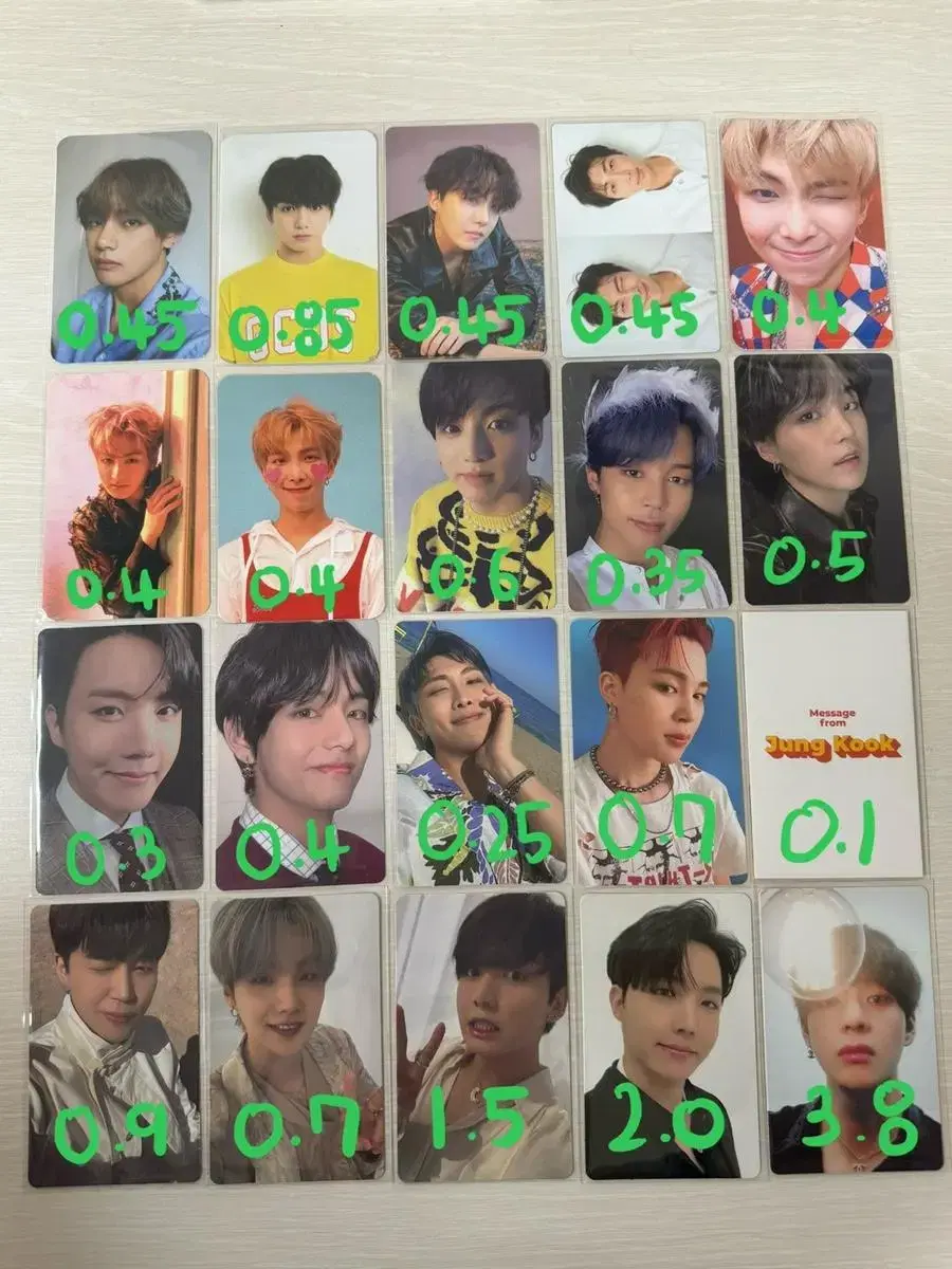 BTS Photocard