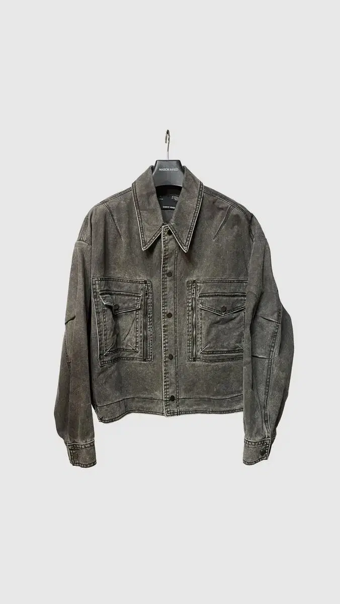 [L] 메종 미네드 DESERT BLACK DENIM JACKET