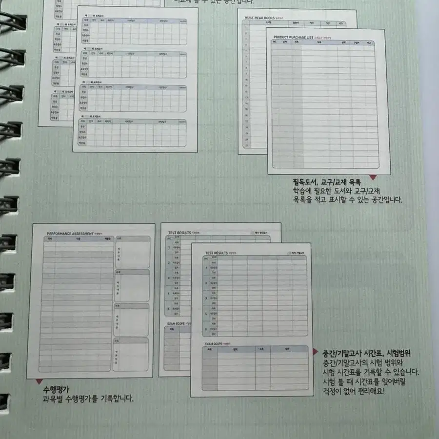 새상품) 모닝글로리 스터디플래너