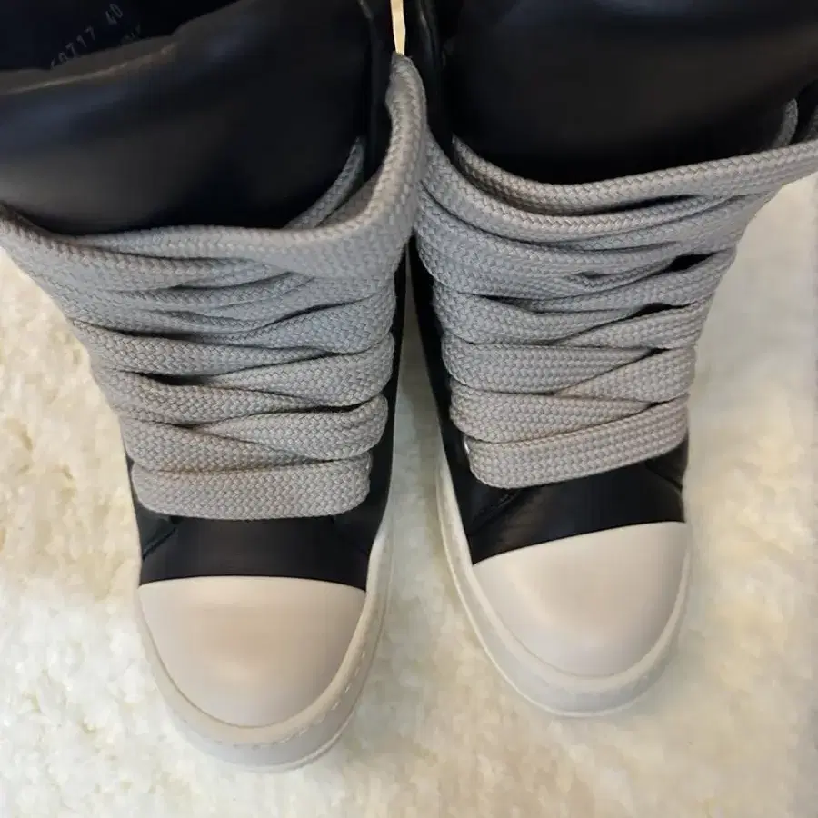 Rick owens 릭오웬스 점보레이스 패디드 하이탑 새상품