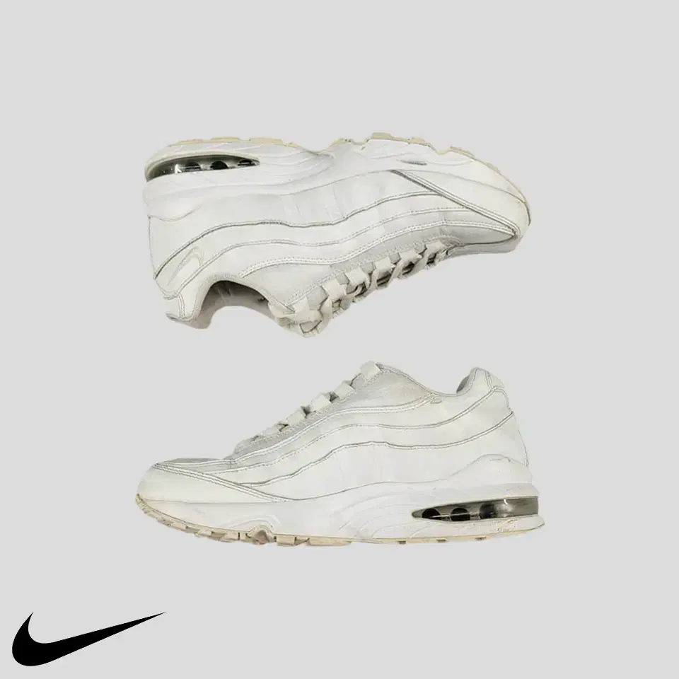 Nike GS White Ivory Air Max 95 905348-104 Sneakers Luck