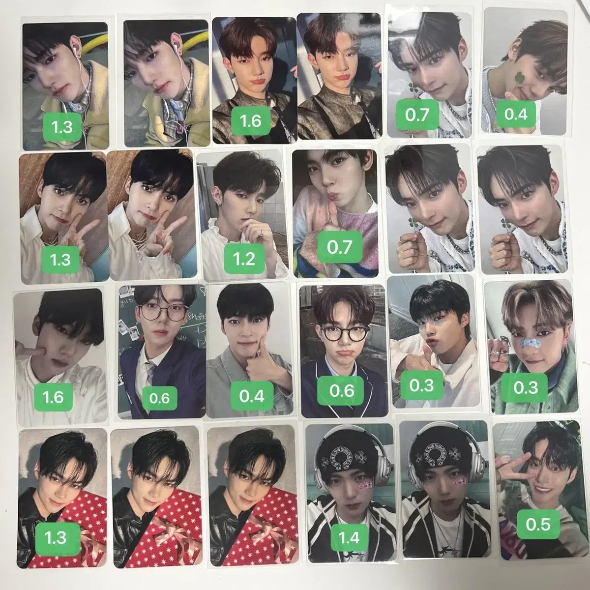 ZB1 unreleased photocard photocard zhang hao HaBin Sung kim gyuvin ricky han yujin kim taerae Seok Matthew