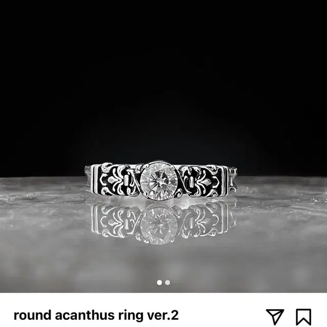 웰스 오너 round acanthus ring ver.2