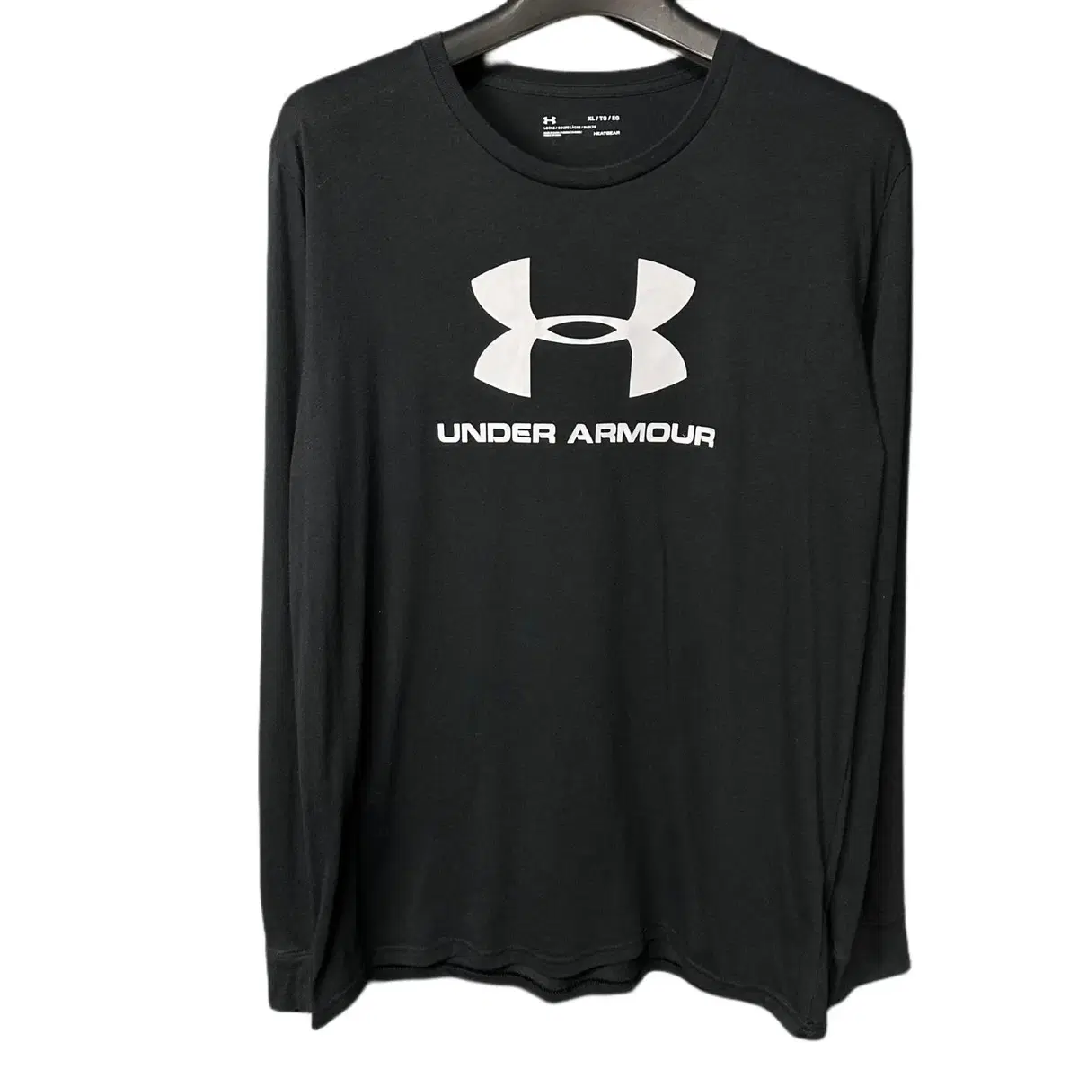 XL Under Armour Logo Black Long Sleeve T-Shirt