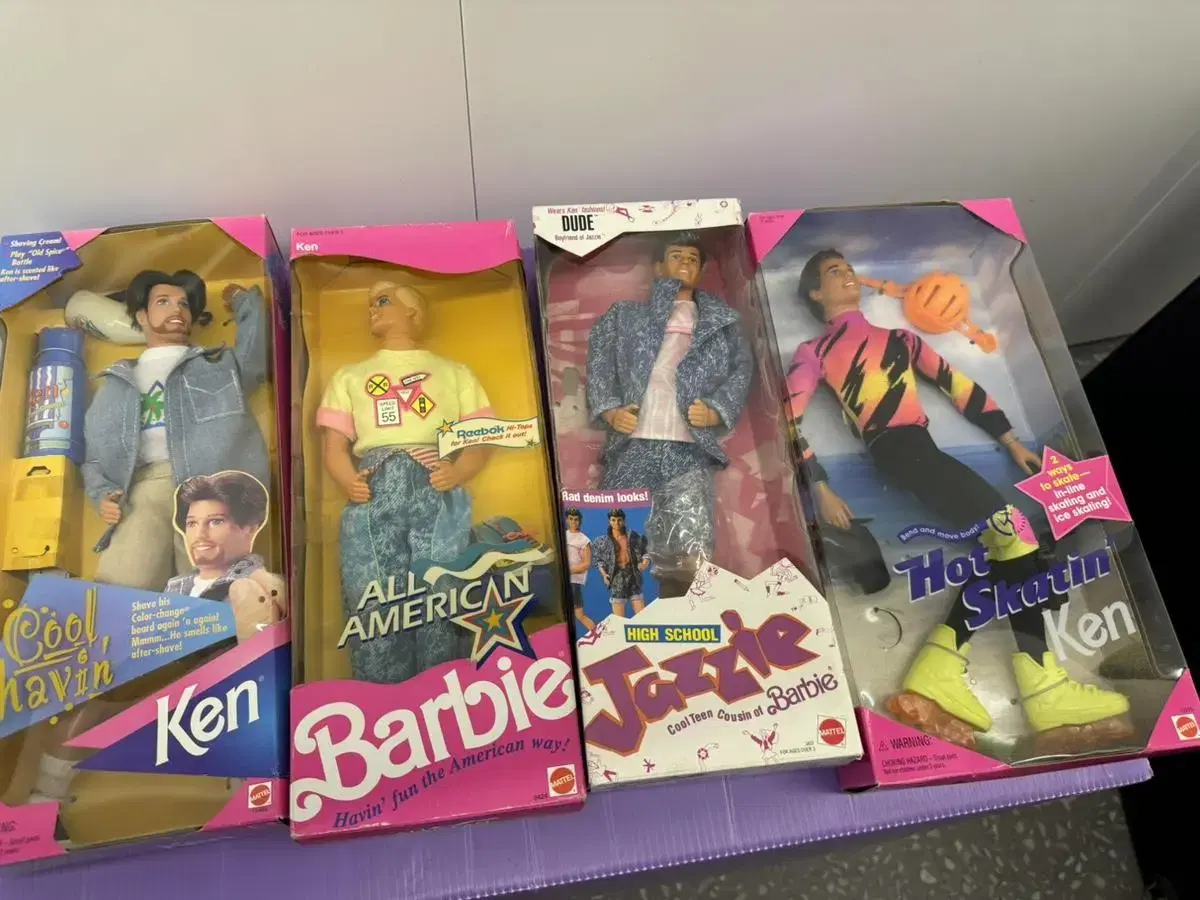 Vintage Barbie Ken 4-piece set Everyone takes home